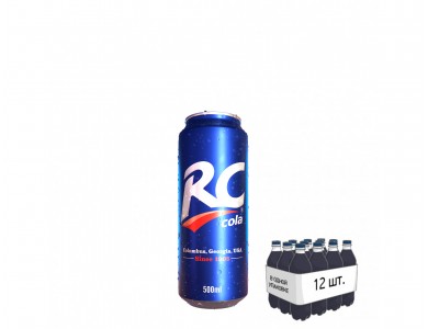 RC Cola 0,5 л.  Ж/Б 12 шт.